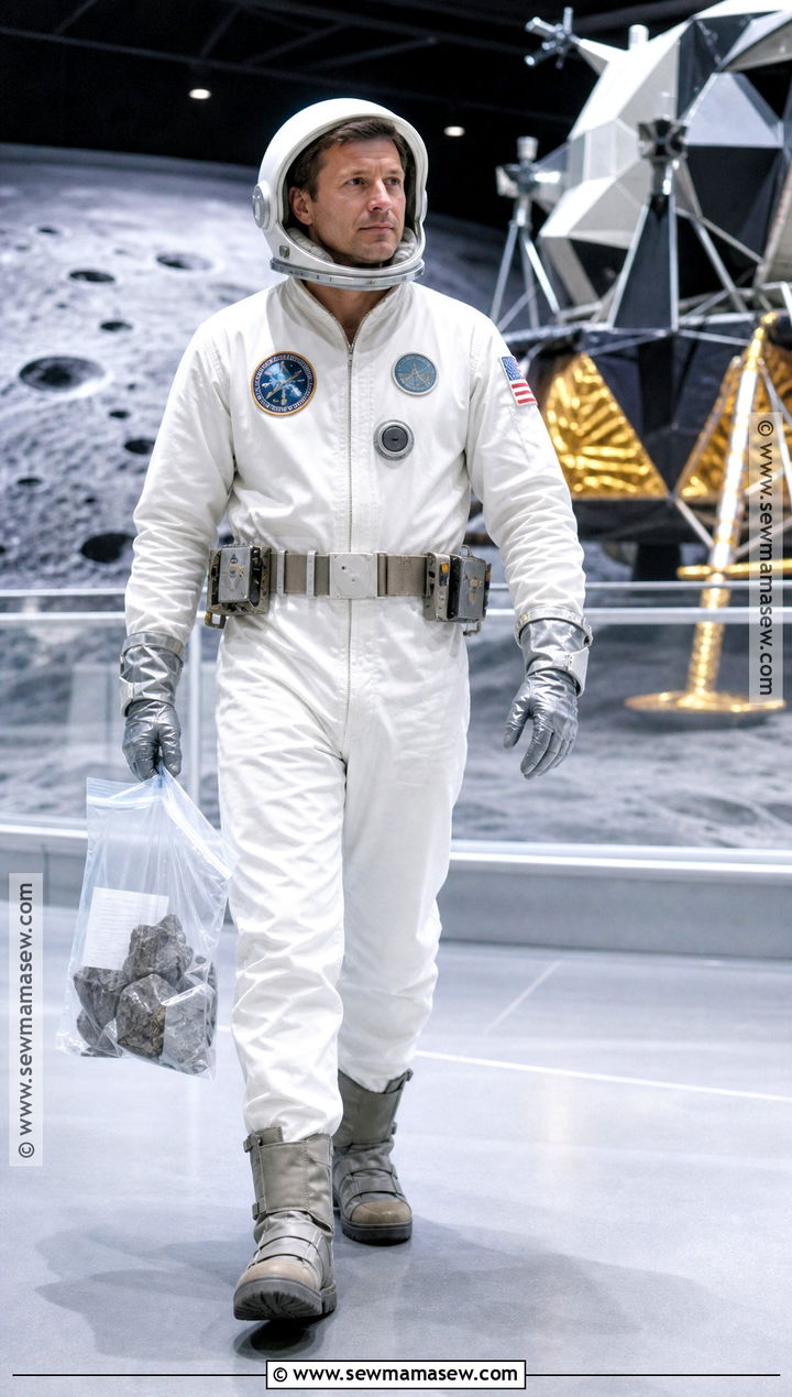 Neil Armstrong Costume With Space Helmet - 30 historical figures costumes
