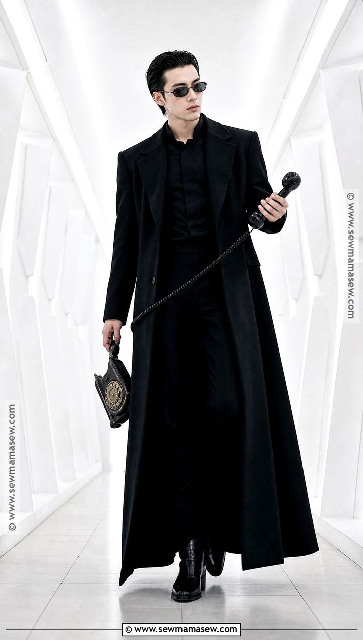 Neo Black Coat Movie Costume - 45 movie character costumes