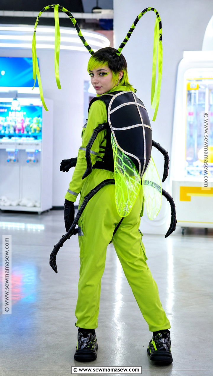 Neon Cockroach Costume - 30 Cockroach Costume Ideas