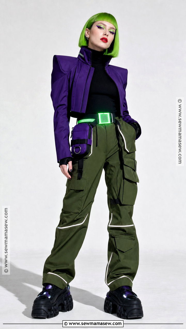 Neon Cyber Female Joker Costume - 35 female joker costume ideas