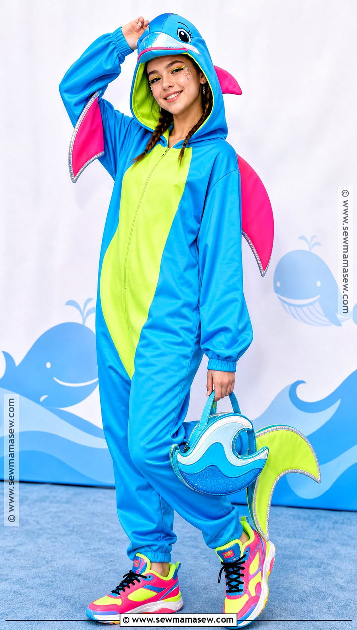 Neon Dolphin Costume - 30 dolphin costume ideas