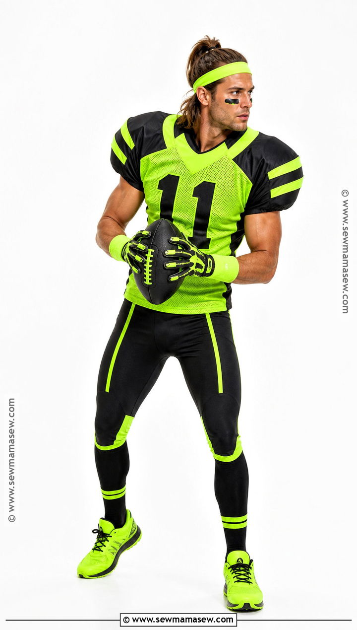 Neon Football Player Costume - 35 football player costume ideas