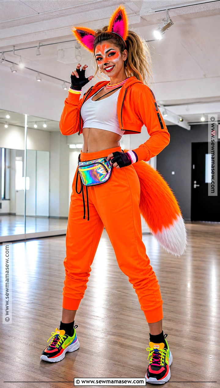 Neon Fox Costume - 40 foxy costume ideas
