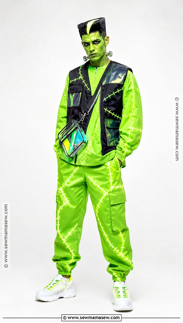 Neon Frankenstein Costume - 45 frankenstein costume ideas