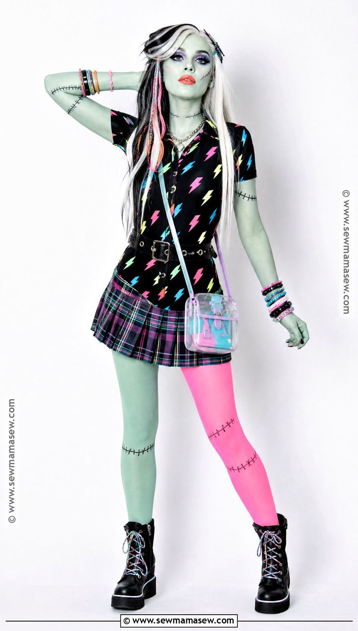 Neon Frights Frankie Monster High Costume - 40 frankie monster high costume ideas