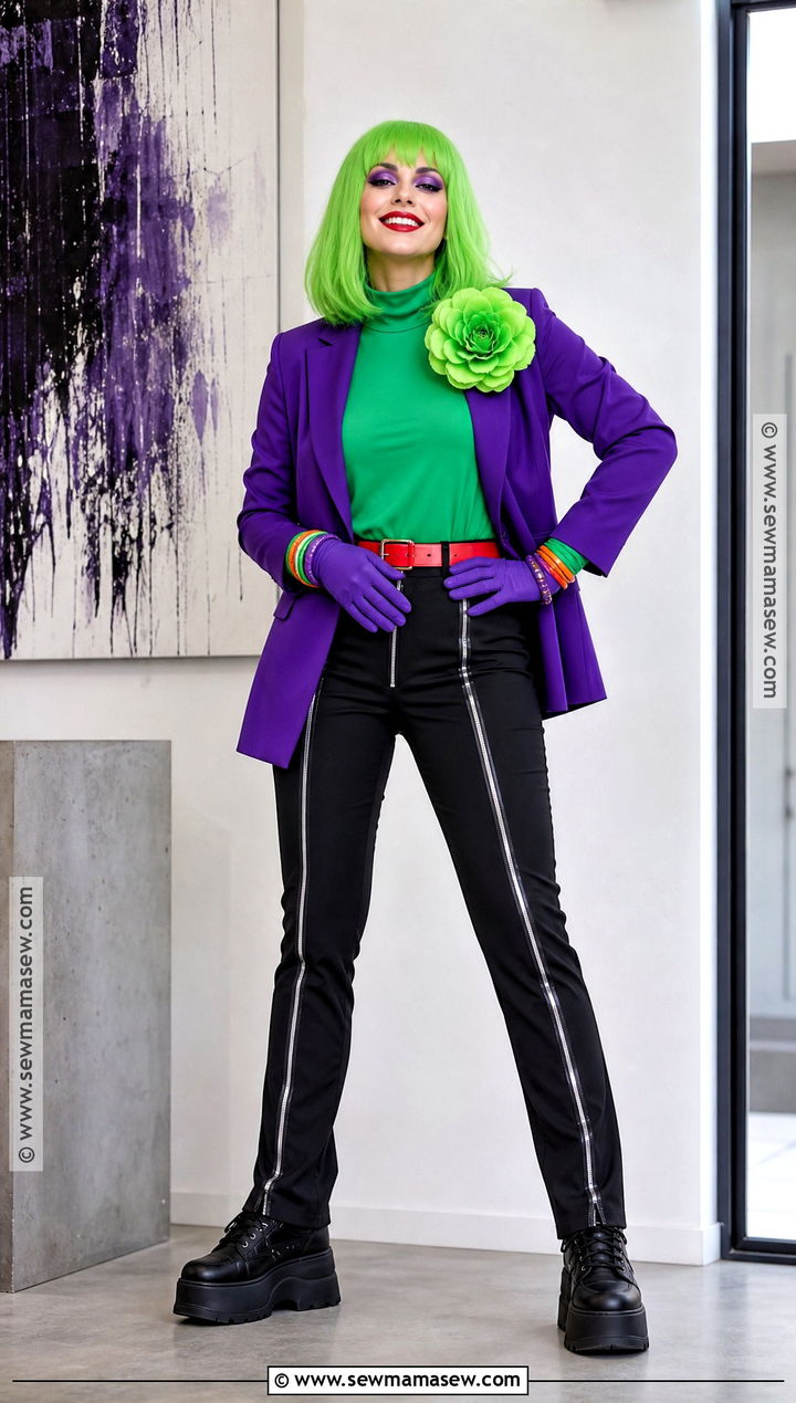 Neon Lady Joker Costume - 35 lady joker costume ideas
