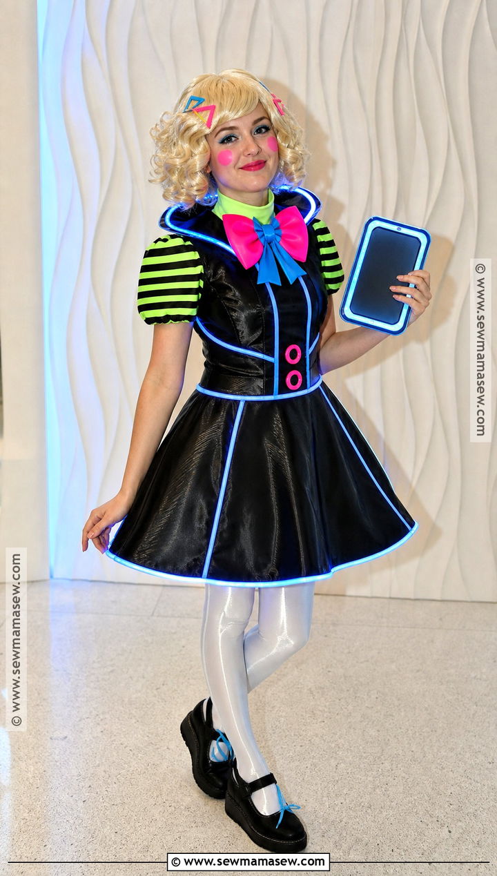 Neon Megan Costume - 30 Megan Costume Ideas