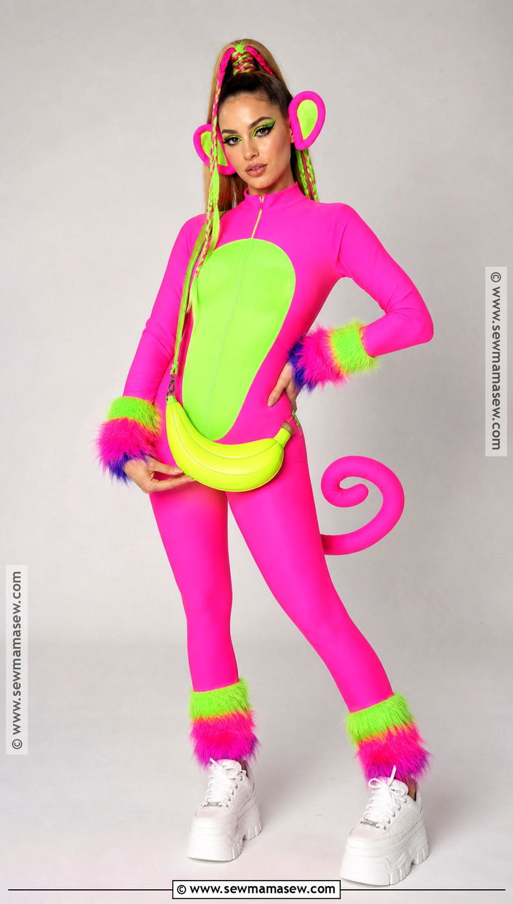 Neon Monkey Costume - 35 Monkey Costume Ideas for Women
