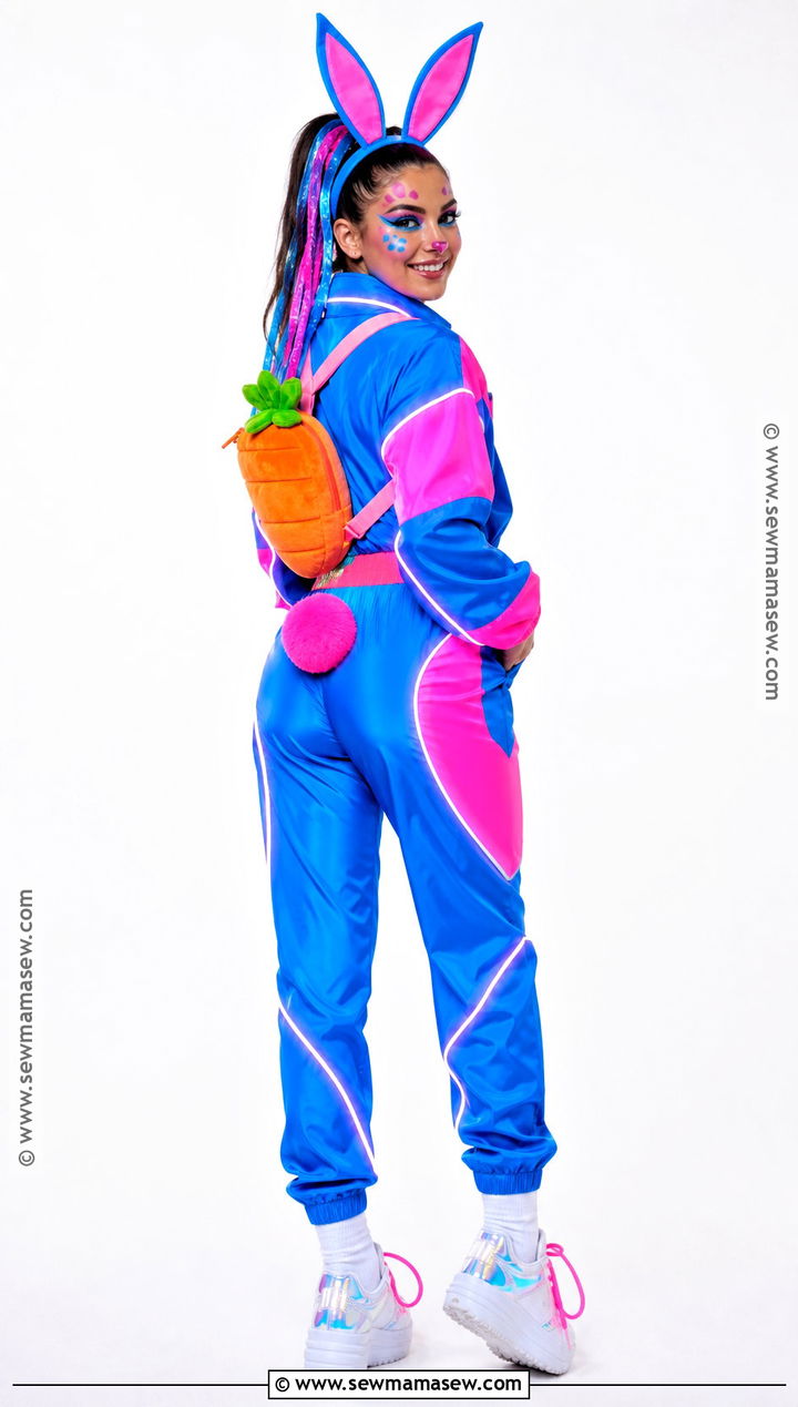 Neon Party Bunny Costume - 50 bunny costume ideas