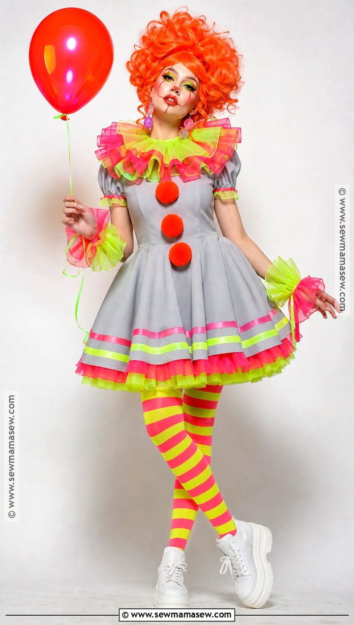 Neon Pennywise Costume - 30 pennywise costume ideas for women