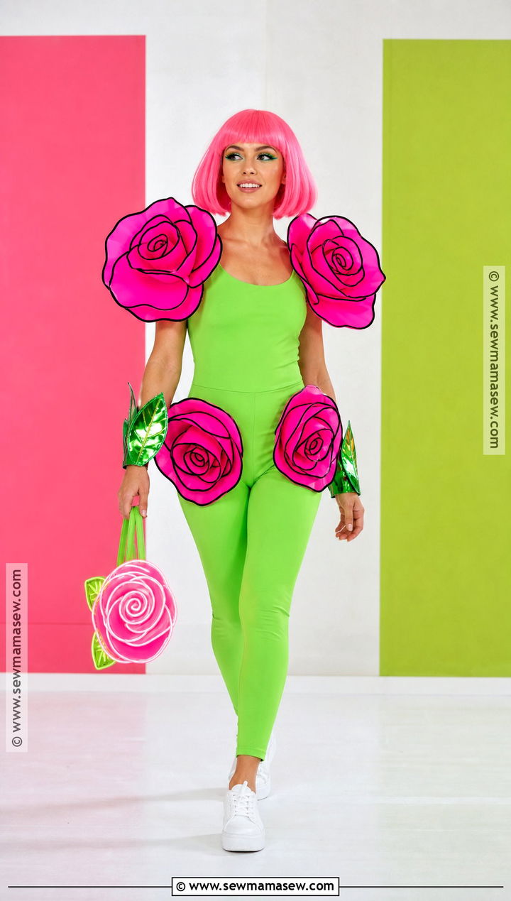 Neon Rose Costume - 30 rose costume ideas