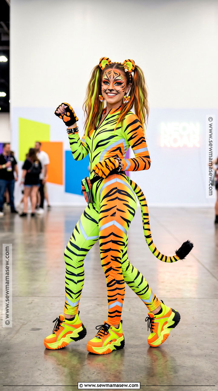 Neon Tiger Costume - 35 Tiger Costume Ideas for Women
