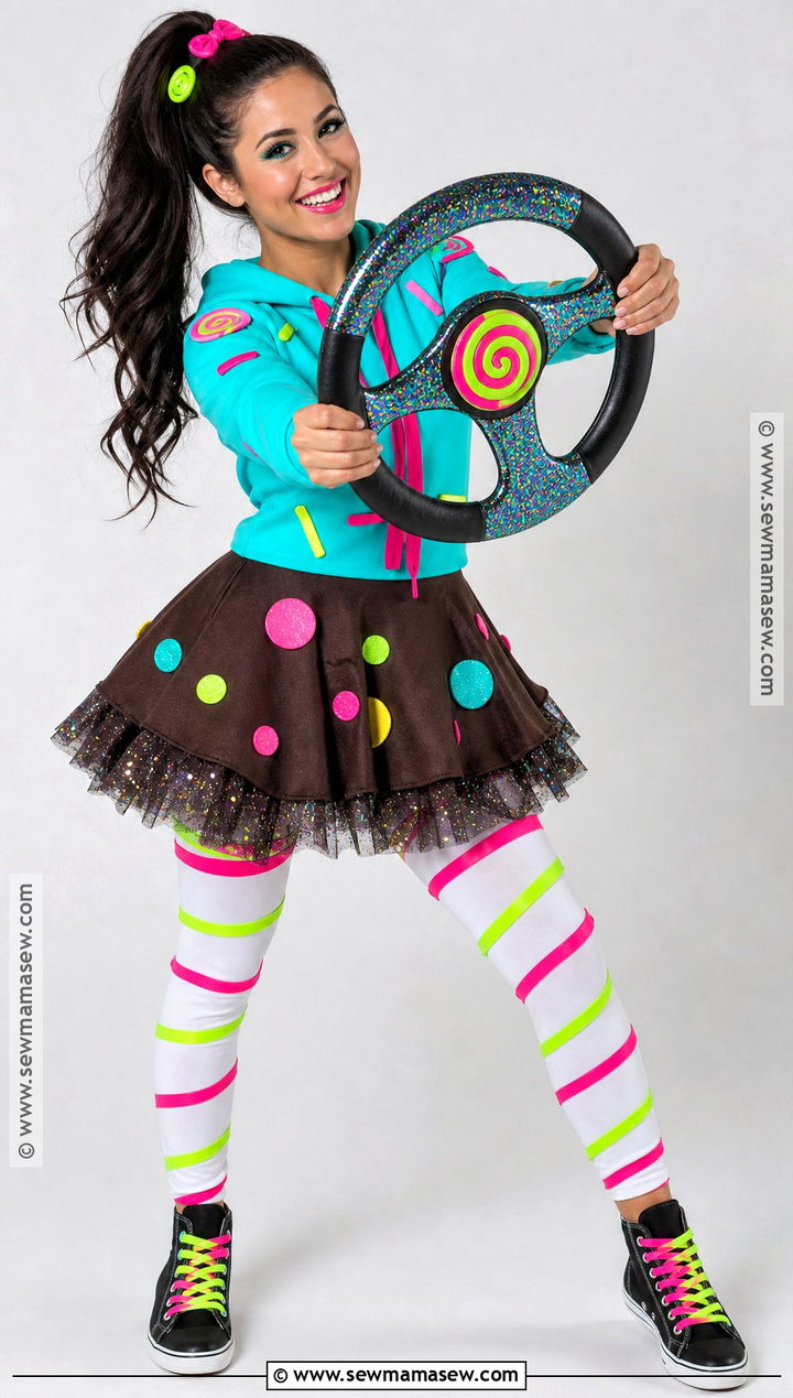 Neon Vanellope Costume - 30 vanellope costume ideas
