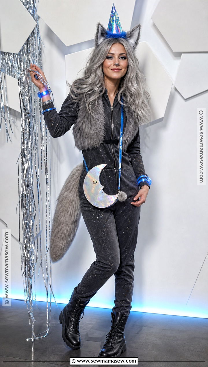 Neon Wolf Party Animal Costume - 45 party animal costume ideas