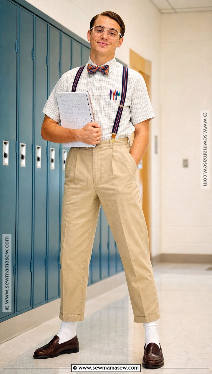 Nerd Costume With Bow Tie - 30 Simple Halloween Costumes for Men
