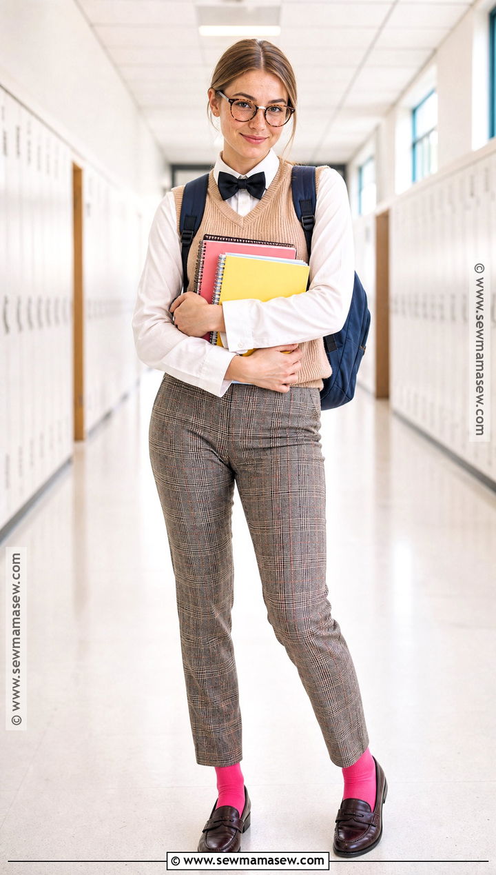 Nerd Costume With Sweater Vest - 30 closet costumes