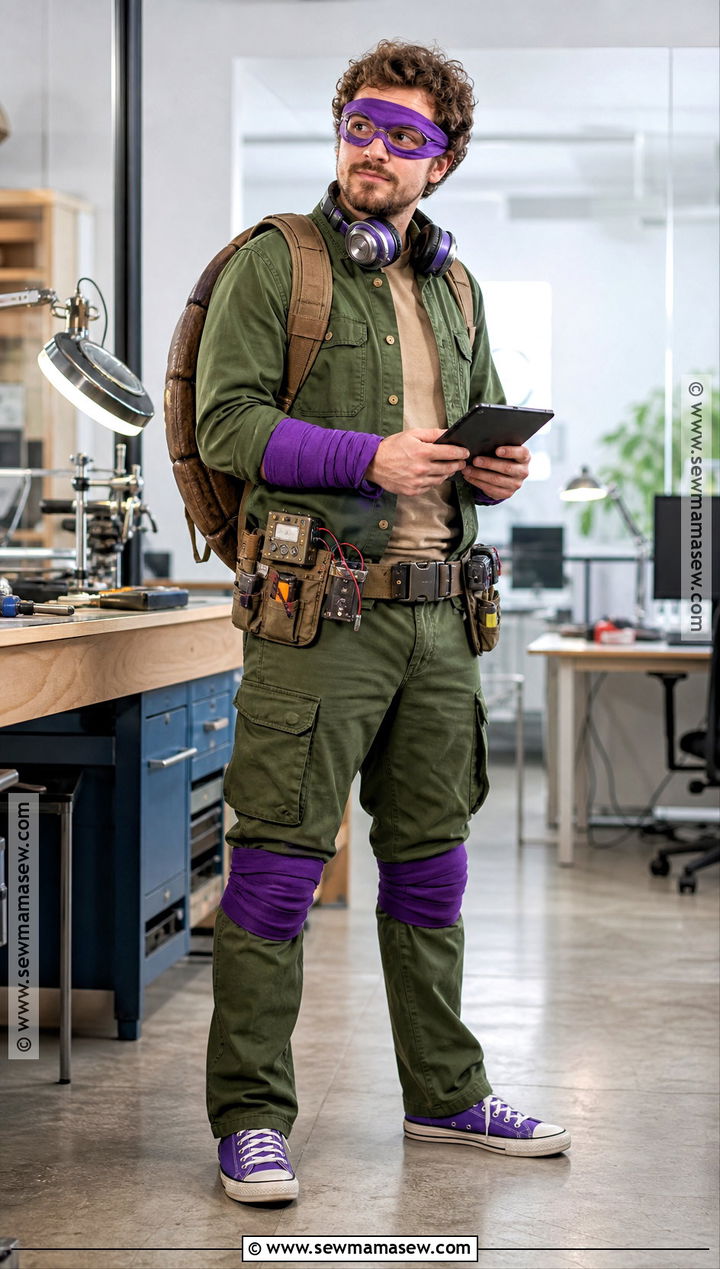 Nerdy Donatello Ninja Turtles Costume For Men - 40 ninja turtles costume ideas