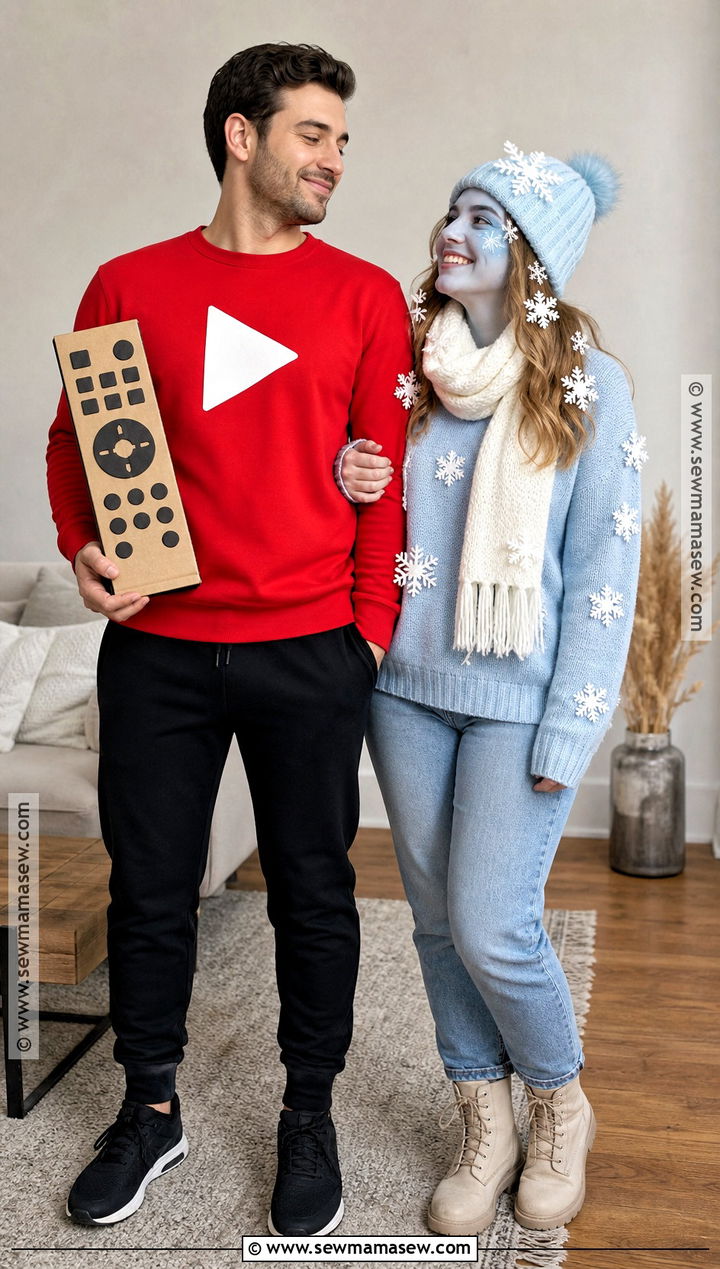 Netflix And Chill Couple Costume - 35 easy halloween costumes for couples