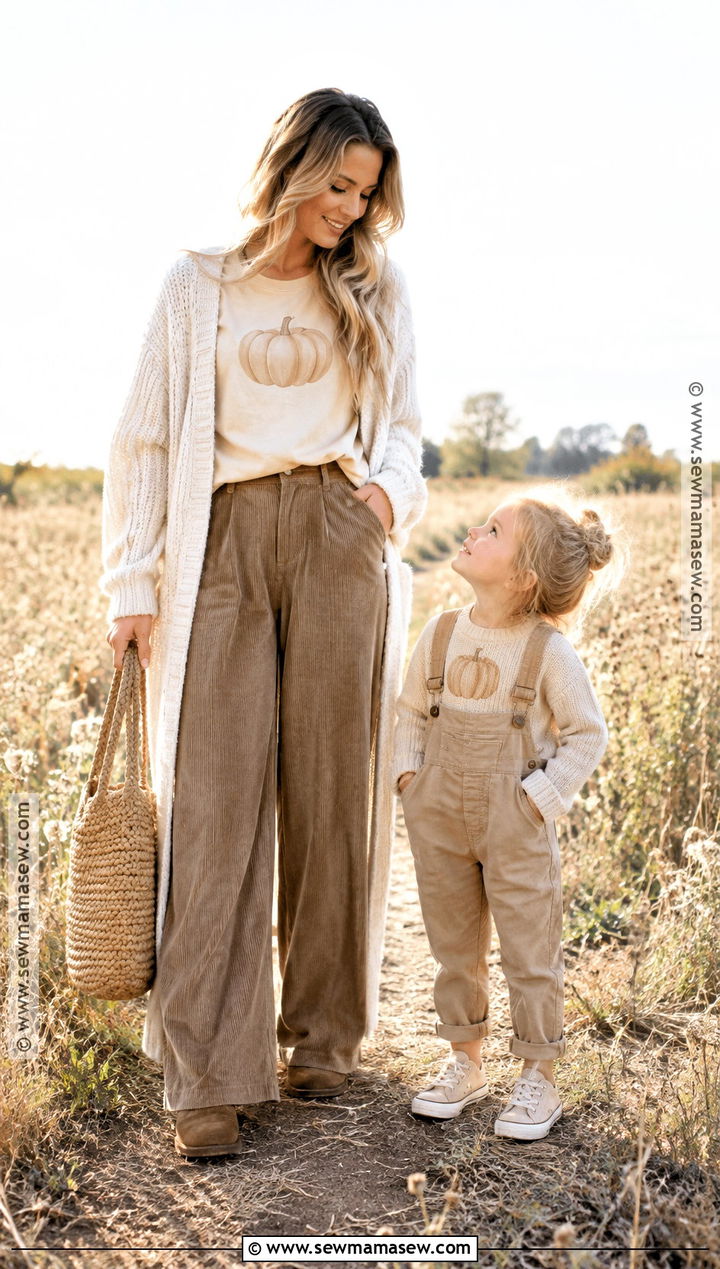 Neutral Boho Fall Mommy and Me Shirts - 15 fall mommy and me shirts