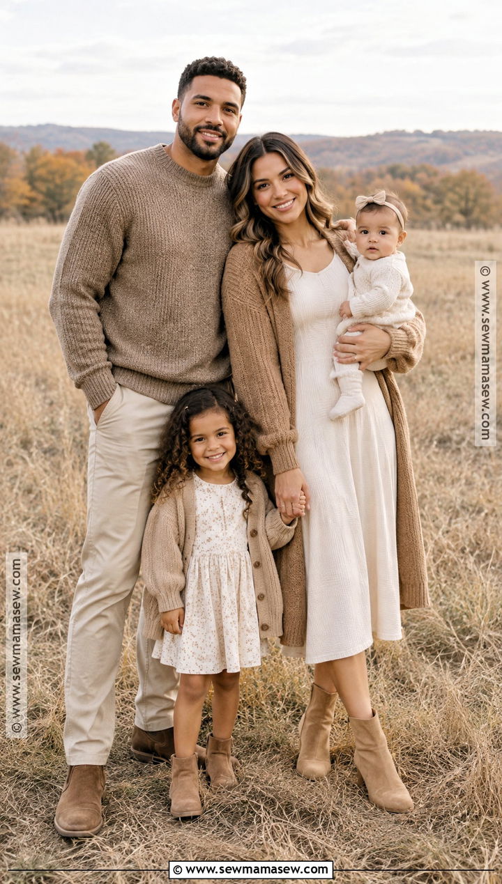 Neutral Fall Family Picture Outfits - 15 family picture outfits for fall