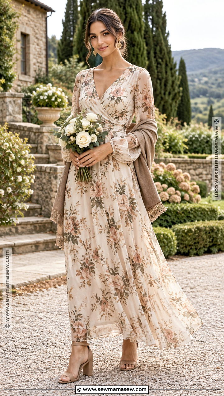 Neutral Floral Fall Bridesmaid Dress - 15 Neutral Bridesmaid Dresses Fall