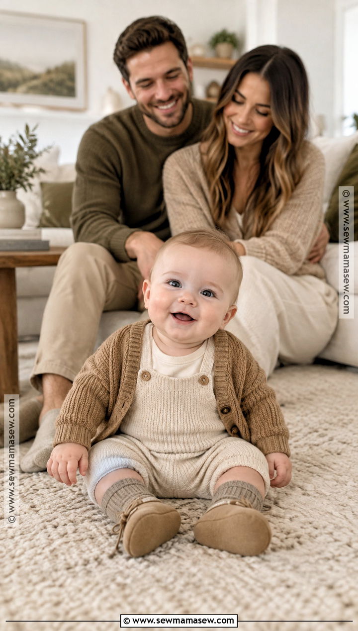 Neutral Matching Family Thanksgiving Outfit - 15 3 month thanksgiving outfit ideas