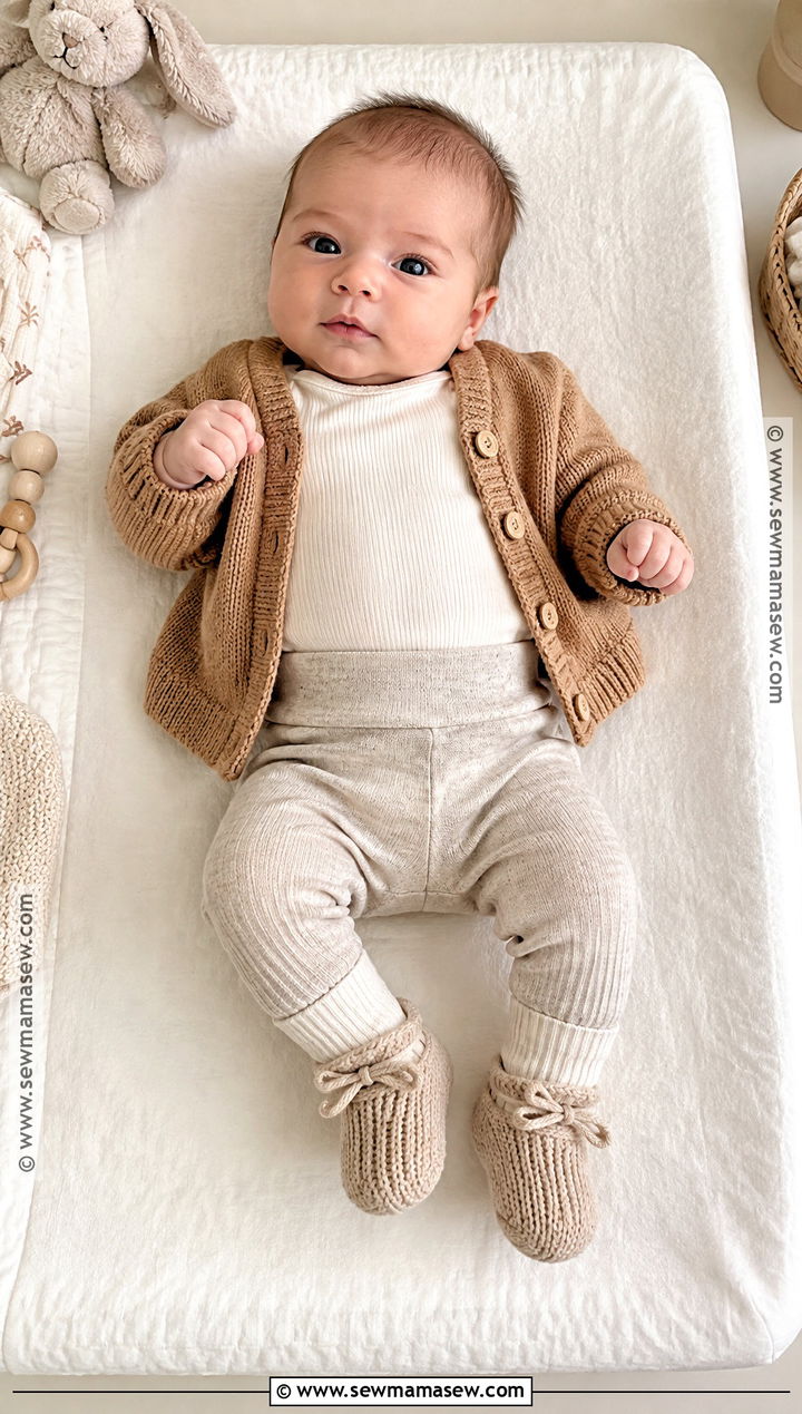 Neutral Sweater And Leggings Outfit - 15 november newborn outfits