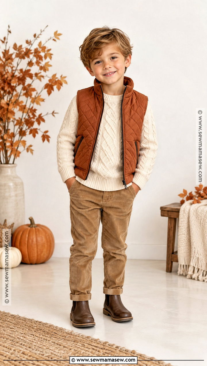 Neutral Thanksgiving Family Photo Outfit - 20 kids thanksgiving outfits