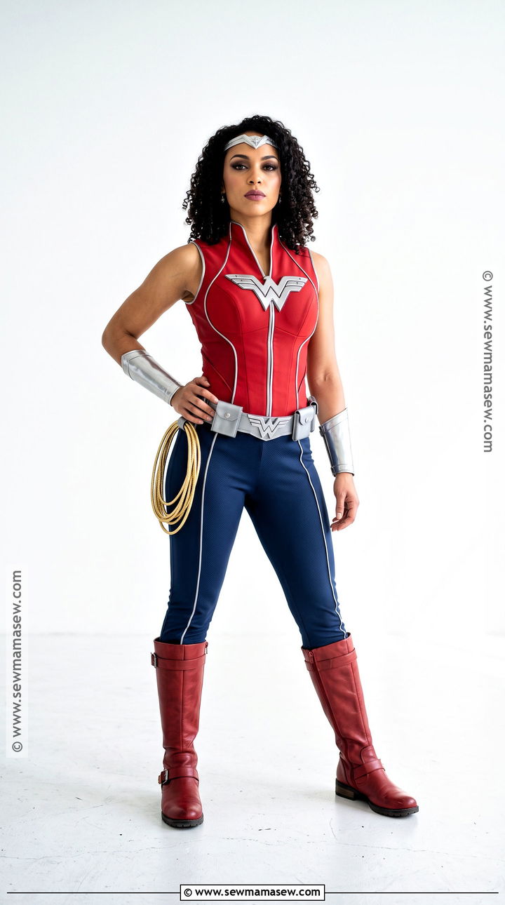New 52 Wonder Woman Costume With Blue Pants - 50 wonder woman costume ideas