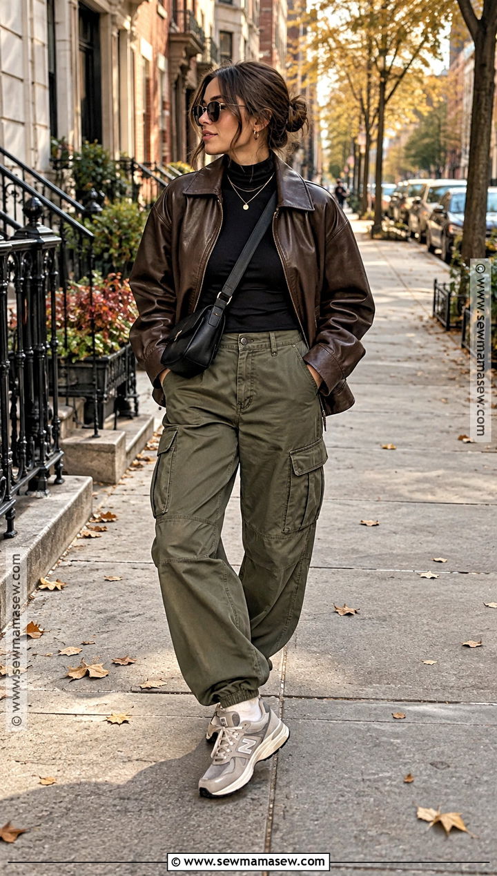 New Balance 2002R Leather Jacket Outfit - 15 new balance sneakers fall style