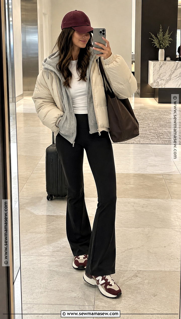 New Balance 327 With Flared Leggings And Hoodie - 15 new balance 327 women outfit fall ideas