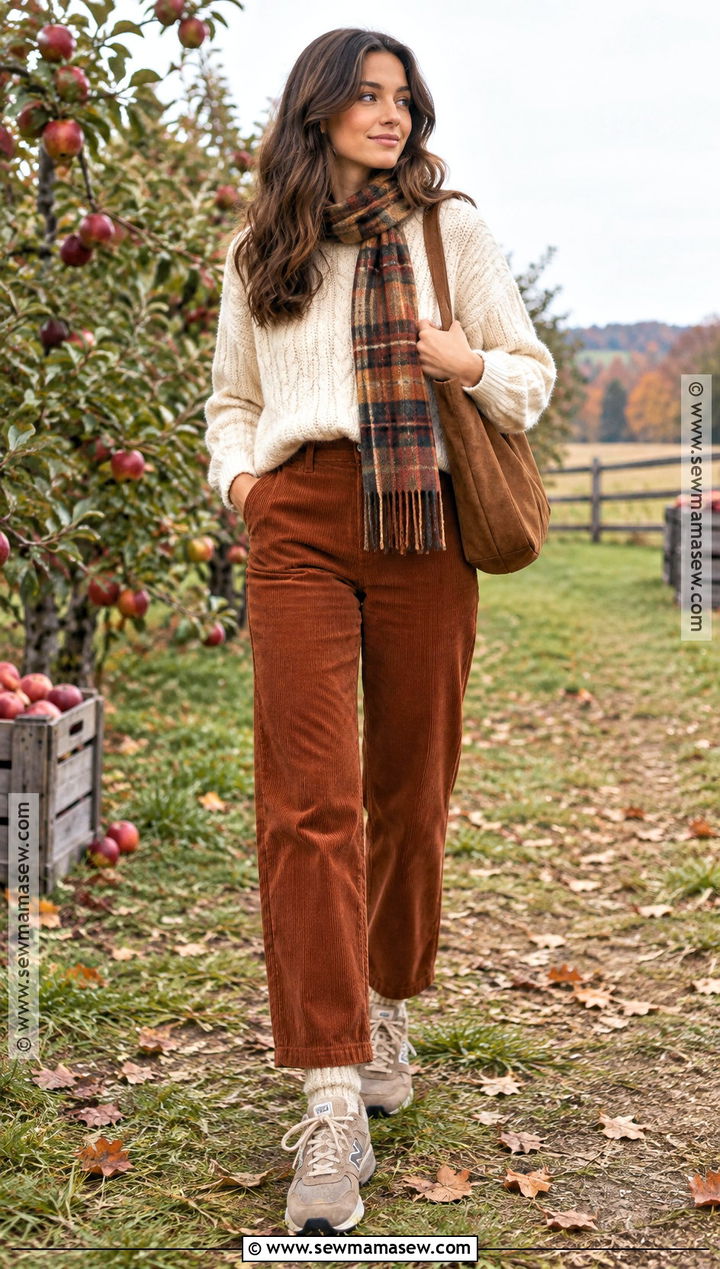 New Balance 525 With Corduroy Pants And Knit Sweater - 20 new balance 525 outfit fall ideas