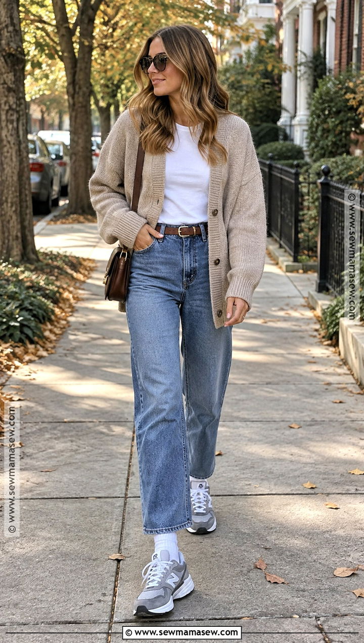New Balance 525 With Straight Leg Jeans - 20 new balance 525 outfit fall ideas