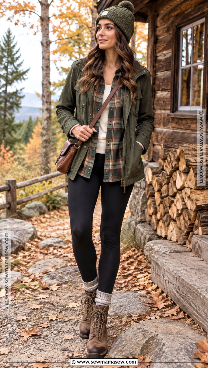 New England Fall Flannel Shirt Outfit - 15 outfits for new england fall