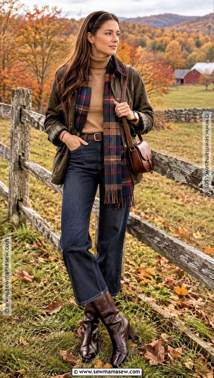 New England Fall Waxed Jacket Outfit - 15 new england fall clothes
