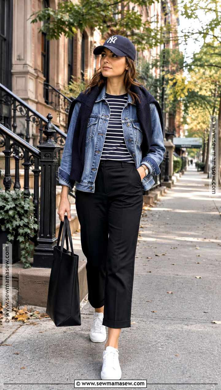 New York Fall Denim Jacket Outfit - 25 new york fall outfits
