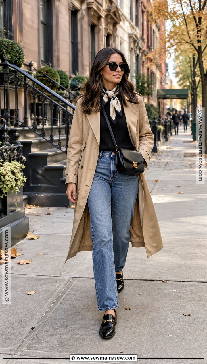 New York Fall Trench Coat Outfit - 20 New York Fall Style Ideas