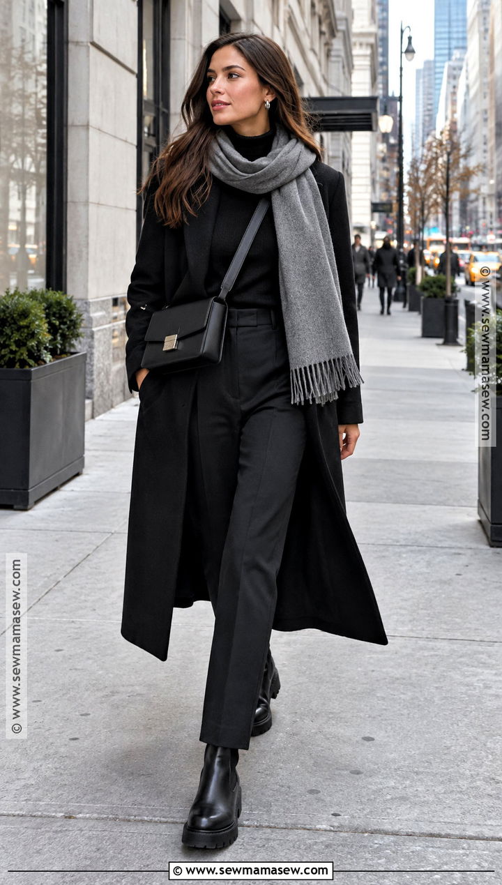 New York November All Black Outfit - 20 new york in november outfits