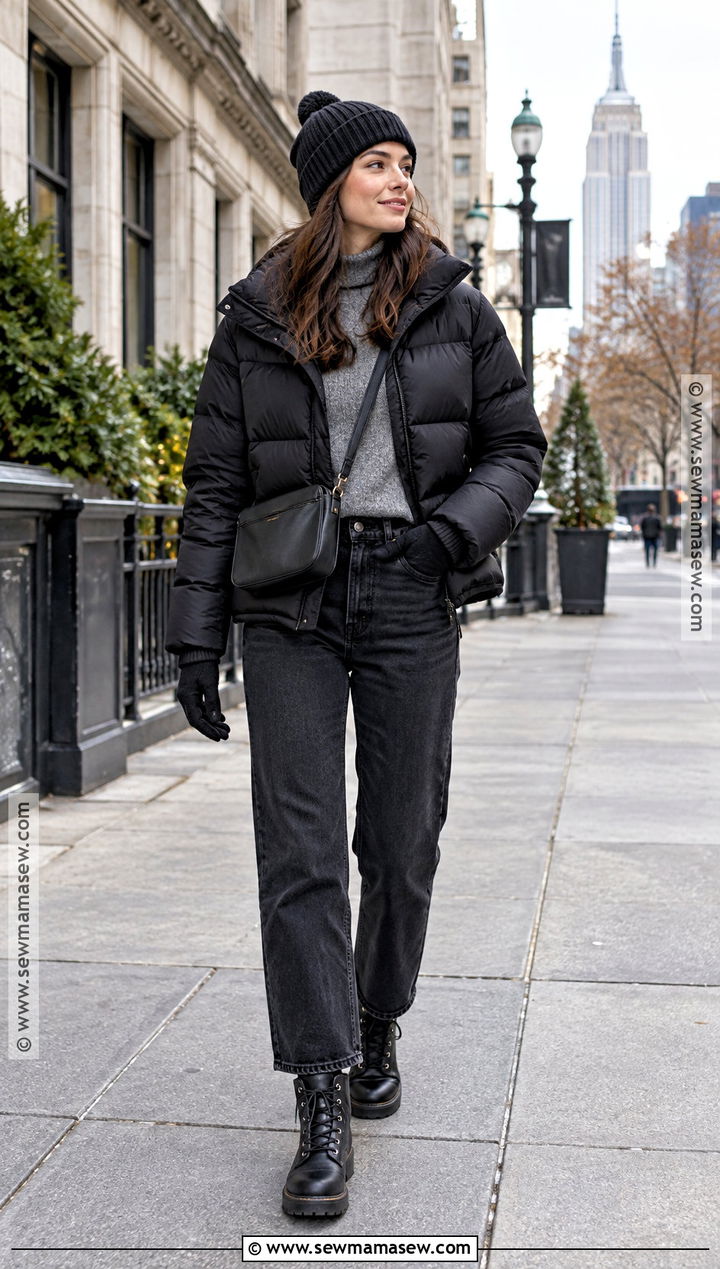 New York November Puffer Jacket Outfit - 20 new york outfits november