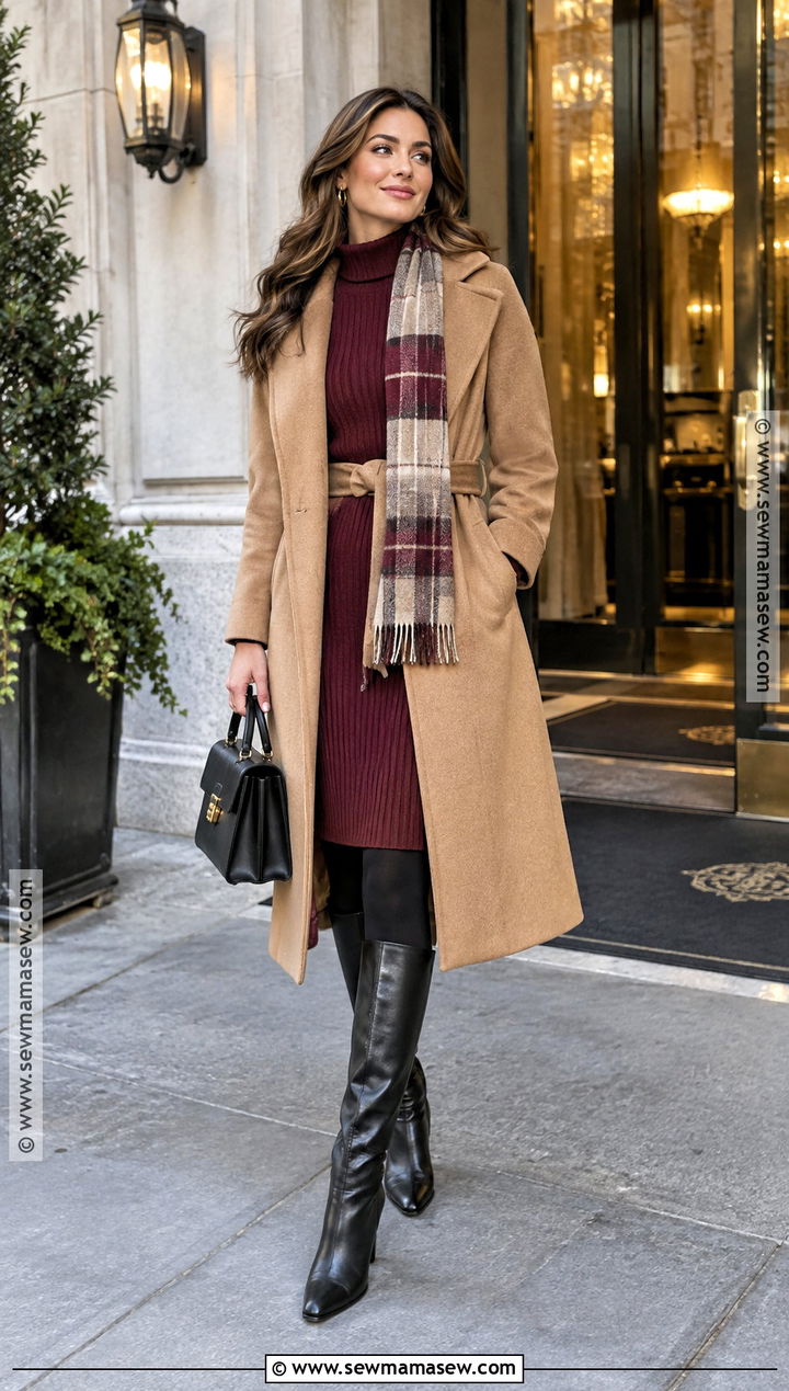 New York November Sweater Dress Outfit - 20 new york outfits november