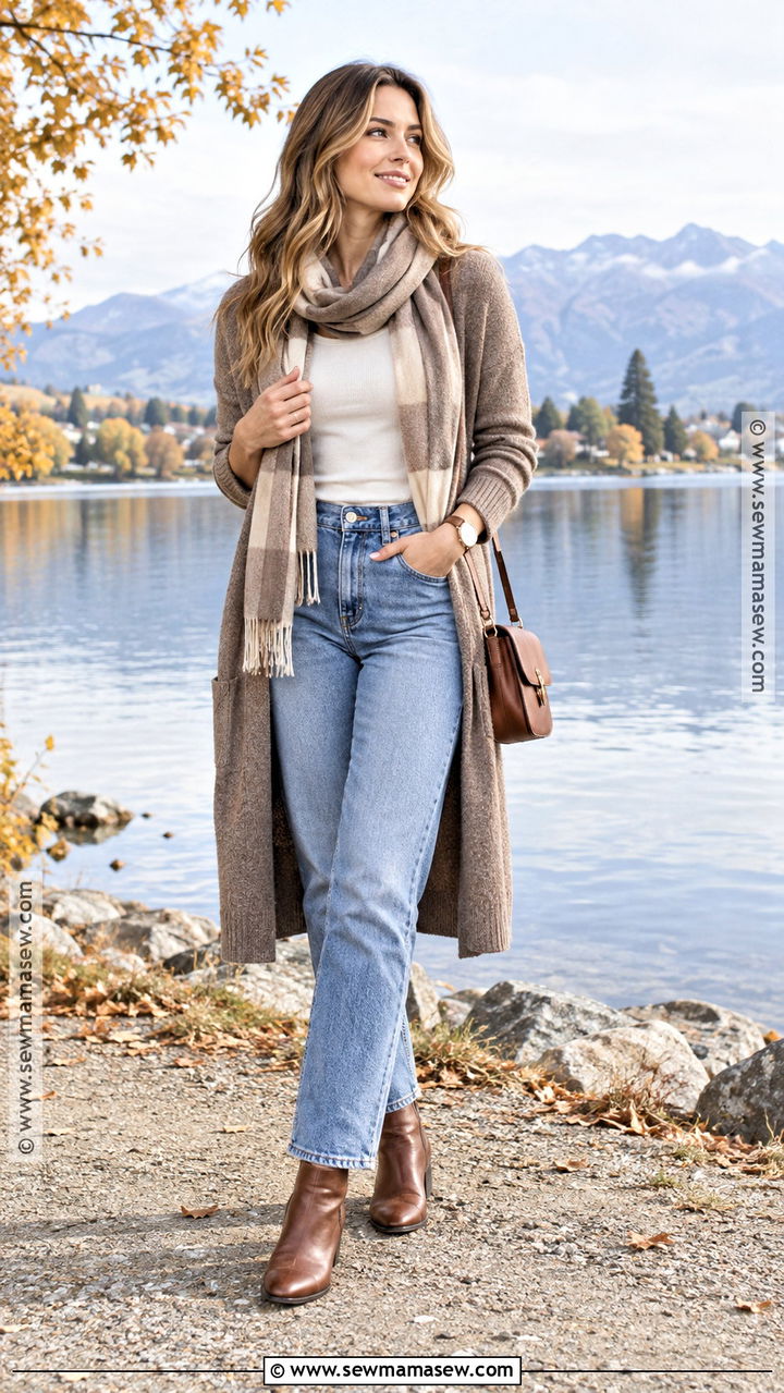 New Zealand Autumn Cardigan And Jeans Outfit - 20 New Zealand Outfits Autumn