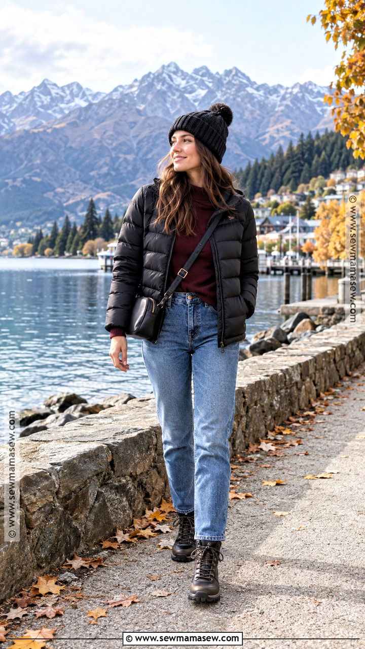 New Zealand Autumn Puffer Jacket Outfit - 20 New Zealand Outfits Autumn