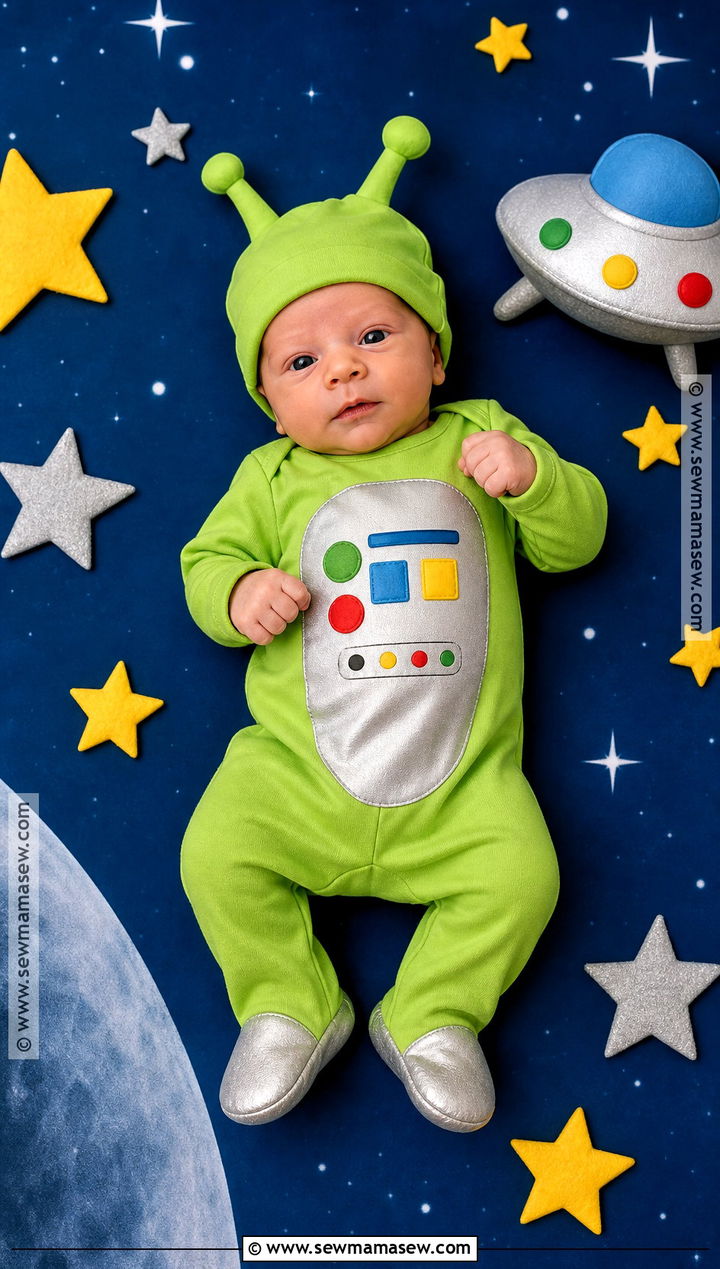 Newborn Alien Costume - 30 newborn baby halloween costumes