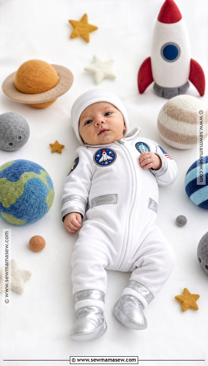 Newborn Astronaut Costume - 30 newborn baby halloween costumes