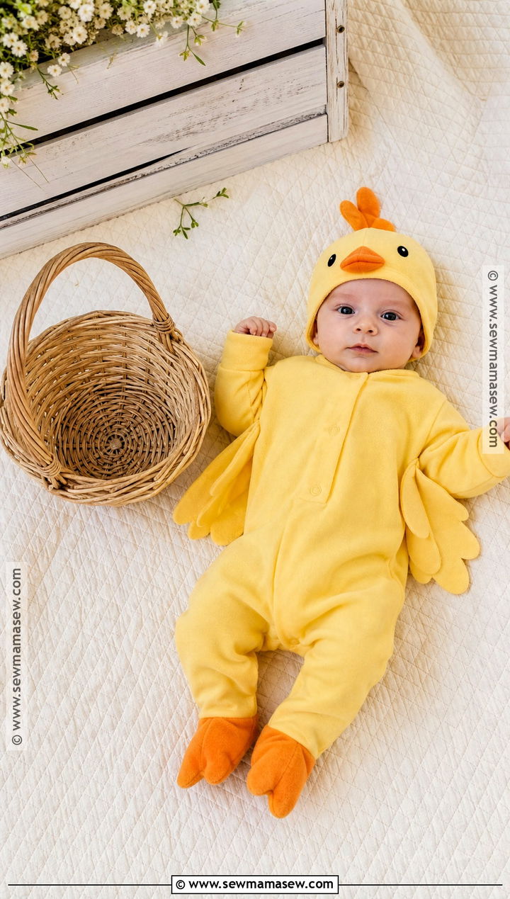Newborn Baby Chick Costume - 30 newborn baby halloween costumes