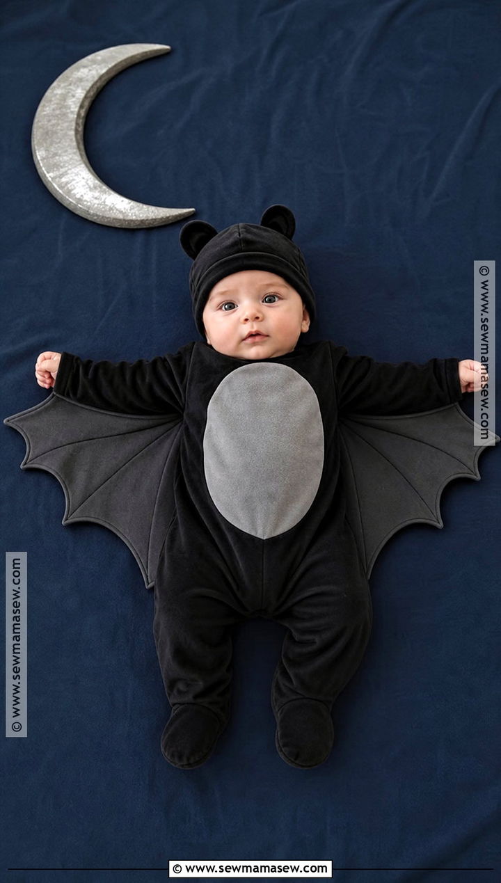 Newborn Bat Costume - 30 newborn baby halloween costumes
