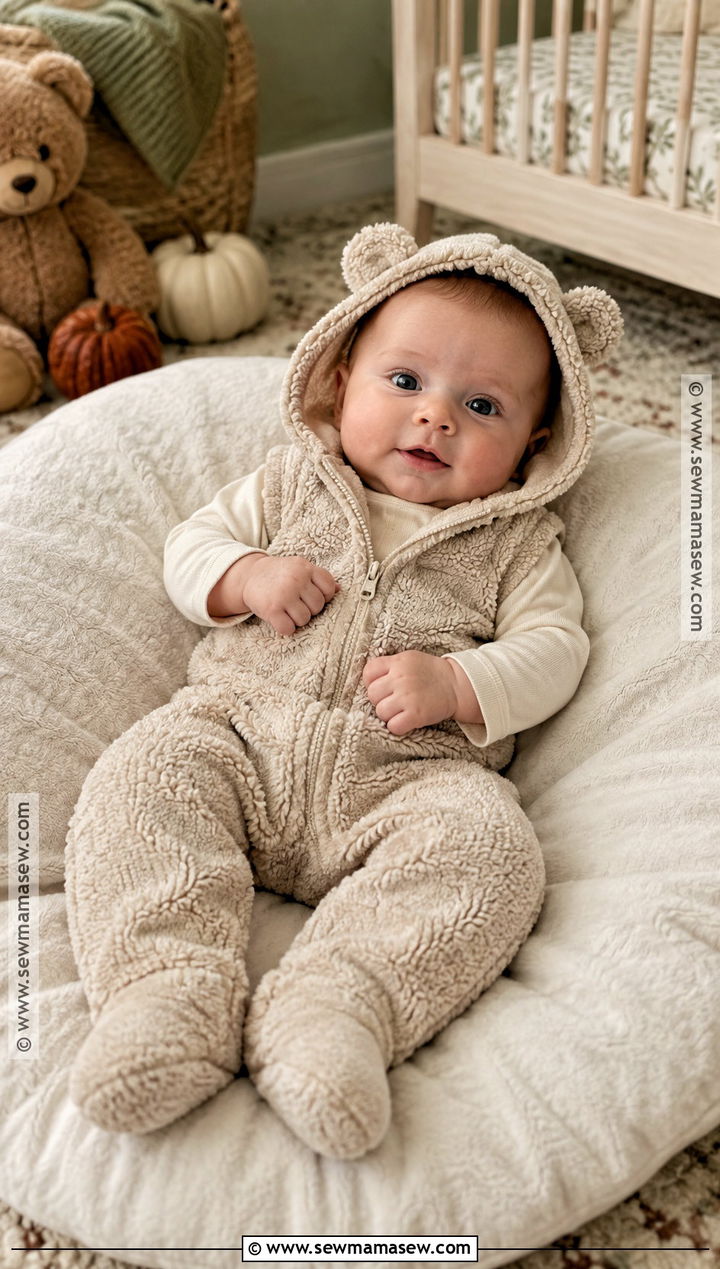 Newborn Bear Romper Fall Outfit - 20 Newborn Fall Outfits for Boys