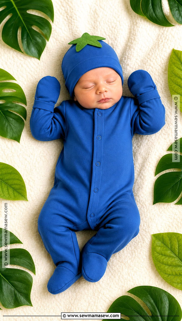 Newborn Blueberry Costume - 40 newborn halloween costumes