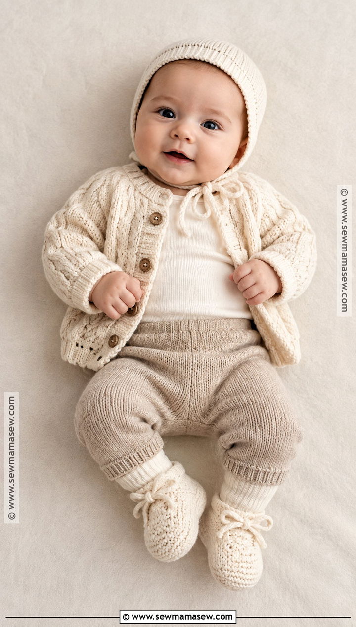 Newborn Cable Knit Fall Outfit - 20 Newborn Fall Outfits for Boys