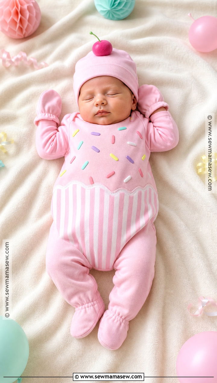 Newborn Cupcake Costume - 40 newborn halloween costumes